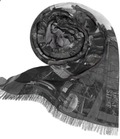 Stylish Light Scarf, Cozy Wrap for All Seasons, Perfect Gift for Mom, Ideal for Casual Outings and Travel, Black and White City Design
