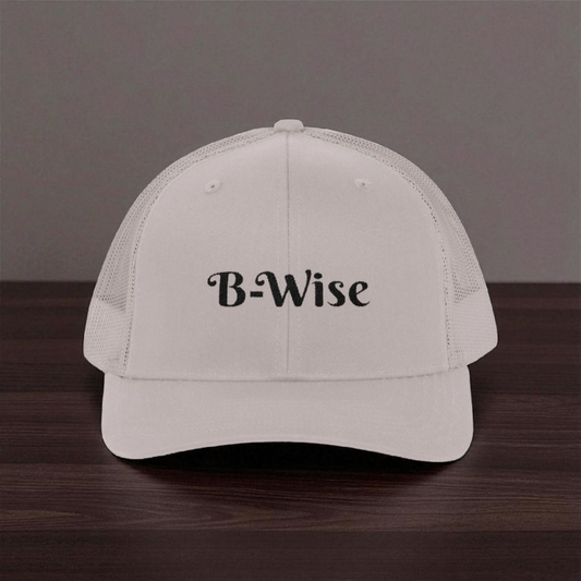 B-Wise Snapback Trucker Cap | Casual Outdoor Hat | Perfect Gift for Friends, Family, Summer, Festivals
