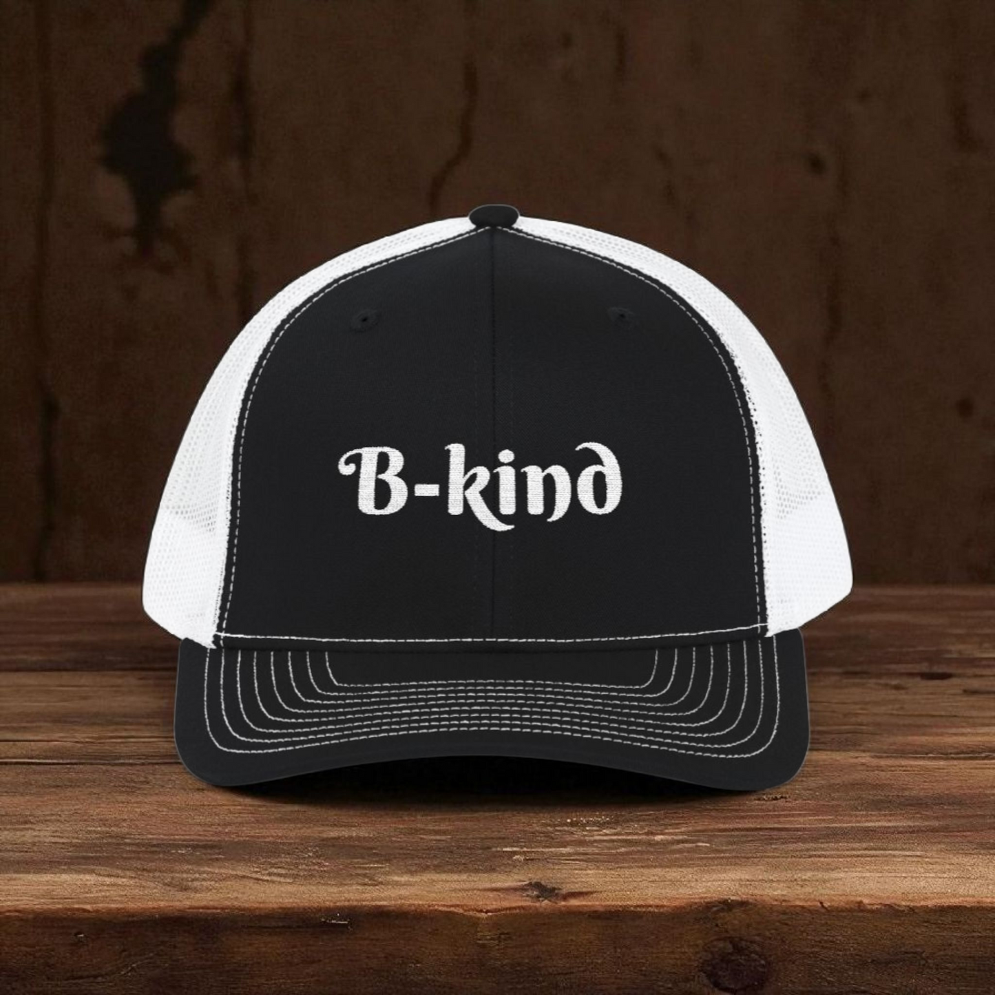 Charming 'B-kind' Snapback Trucker Cap | Casual Style, Gift for Friends, Adjustable Hat for Outdoors, Perfect for Any Occasion