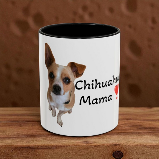Charming Chihuahua Coffee Mug | Pet Lover Gift | Cute Dog Mug | Chihuahua Mama Coffee Cup | Fun Dog-Themed Mug