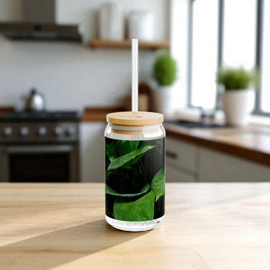 Eco-Friendly Sipper Glass, 16oz - Perfect for Home, Office, Gifts, Parties, and Outdoor Events