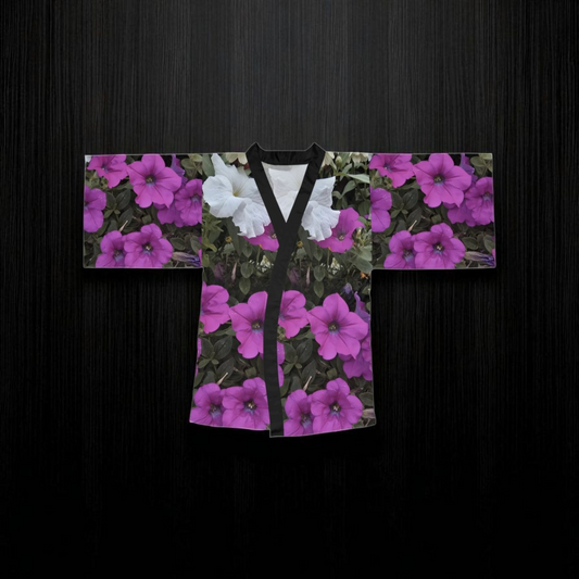 Floral Long Sleeve Kimono Robe, Relaxed Lounge Wear, Perfect for Spring, Mother's Day Gift, Spa and Relaxation, Cozy Fashion Statement